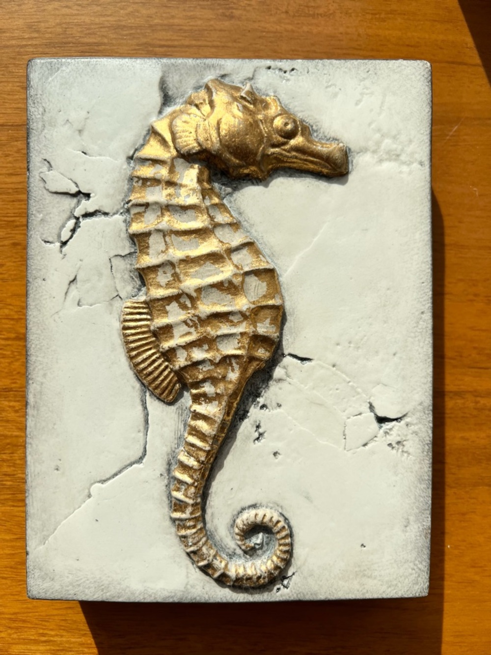 Sid Dickens “Ocean’s Gift” Seahorse Block Tile Art
